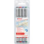 Edding Folienschreiber non-permanent 151 F 4er-Set sortiert