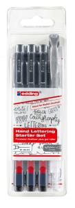 Edding Handlettering Starterset 1800-2185 4er-Set sortiert