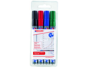 Edding Whiteboardmarker 250 4er-Set sortiert
