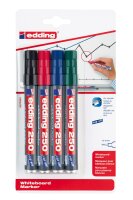 Edding Whiteboardmarker 250 4er-Blister sortiert