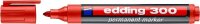 Edding Permanentmarker 300 rot