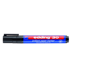Edding Brillant-Papiermarker 30 schwarz