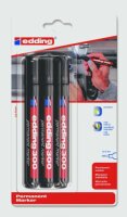 Edding Permanentmarker 300 3er-Blister schwarz