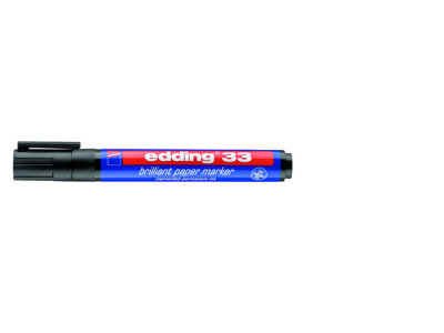 Edding Brillant-Papiermarker 33 schwarz