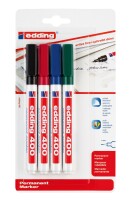 Edding Permanentmarker 400 4er-Blister sortiert
