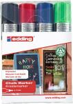 Edding Kreidemarker 4090 4er-Set sortiert