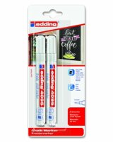 Edding Kreidemarker 4095 2er-Blister weiß