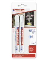 Edding Kreidemarker 4095 2er-Blister weiß