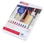Edding Fineliner 55 10er-Metallbox sortiert