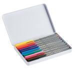 Edding Fineliner 55 10er-Metallbox sortiert