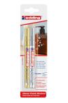 Edding Glanzlackmarker 751 2er-Blister gold-silber