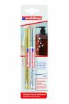 Edding Glanzlackmarker 751 2er-Blister gold-silber