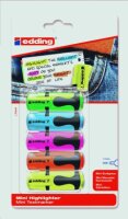 Edding Mini Textmarker 7 5er-Blister sortiert