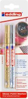 Edding Glanzlackmarker 780 2er-Blister gold-silber