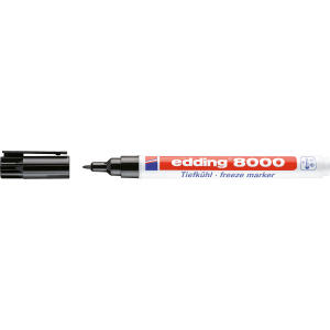 Edding Tiefkühlmarker 8000 1er-Blister schwarz