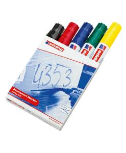 Edding Permanentmarker 800 5er-Faltschachtel sortiert