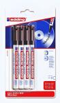 Edding CD-DVD-BD-Marker permanent 8400 0,5-1 mm schwarz 4er