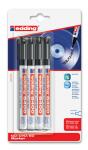 Edding CD-DVD-BD-Marker permanent 8400 0,5-1 mm schwarz 4er