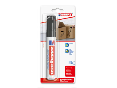 Edding Permanentmarker 850 1er-Blister schwarz