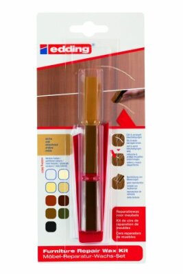 Edding Möbel-Reparatur-Wachs-Set 8901 3er-Blister eiche