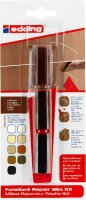Edding Möbel-Reparatur-Wachs-Set 8901 3er-Blister mahagoni