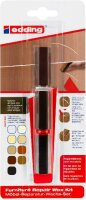 Edding Möbel-Reparatur-Wachs-Set 8901 3er-Blister kolonial