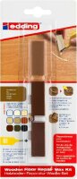 Edding Holzboden-Reparatur-Wachs-Set 8902 3er-Blister nussbaum