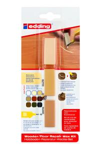 Edding Reparatur-Wachs Holzboden 8902 Fichte+Kiefer 3er-Bl.