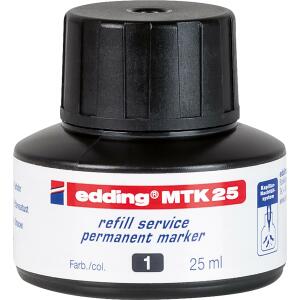 Edding Nachfülltinte MTK 25 schwarz