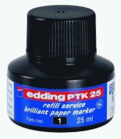 Edding Nachfülltinte PTK 25 schwarz