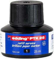 Edding Nachfülltinte PTK 25 schwarz