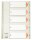 LEITZ Register A4 15 grau PP FolieDeckblatt aus Kartonmit folien