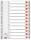 LEITZ Register A4 112 grau PP FolieDeckblatt aus Kartonmit folien