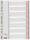 LEITZ Register A4 131 grau PP FolieDeckblatt aus Kartonmit folien