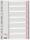 LEITZ Register A4 131 grau PP FolieDeckblatt aus Kartonmit folien