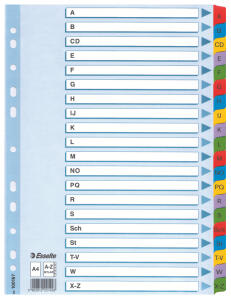LEITZ Register A4 AZ weiß REGIST.A4 KT AZ FBG.T.100167 VOLLE HÖHE