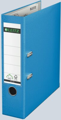 LEITZ 1010 Ordner Plastik A4 80 mm hellblau