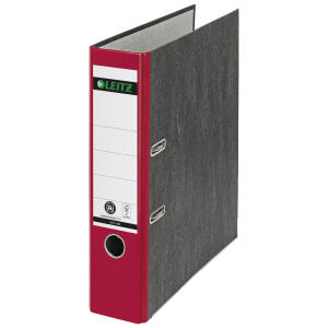 LEITZ 1080 Ordner A4 Wolkenmarmor 80 mm rot