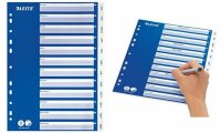 LEITZ Register A4 JanDez weiß mit blauem Deckblatt...