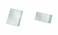 LEITZ 1267 Register A Z PP A5 quer 2 Abläufe 20Blatt...