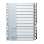 LEITZ 1274 Register PP blanko A4 Überbreite 12 Blatt...