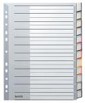 LEITZ 1274 Register PP blanko A4 Überbreite 12 Blatt...