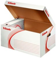 ESSELTE Archivcontainer mit Klappdeckel A4 Wellpappe...