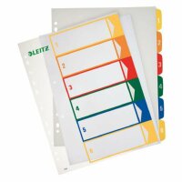 LEITZ 1292 Zahlenregister PP blanko bedruckbar A4...