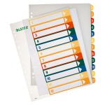 LEITZ 1294 Zahlenregister PP blanko bedruckbar A4...
