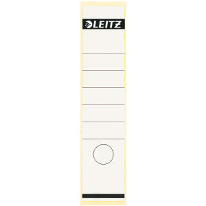 LEITZ 1640 Rückenschilder Papier lang/breit 100 Stück weiß
