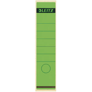 LEITZ 1640 Rückenschilder Papier lang/breit 100 Stück grün