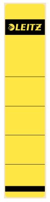 LEITZ 1643 Rückenschilder Papier kurz/schmal 10 Stück gelb