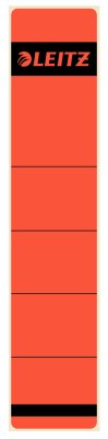 LEITZ 1643 Rückenschilder Papier kurz/schmal 10 Stück rot