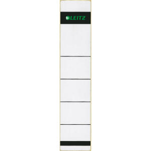 LEITZ 1643 Rückenschilder Papier kurz/schmal 10 Stück hellgrau